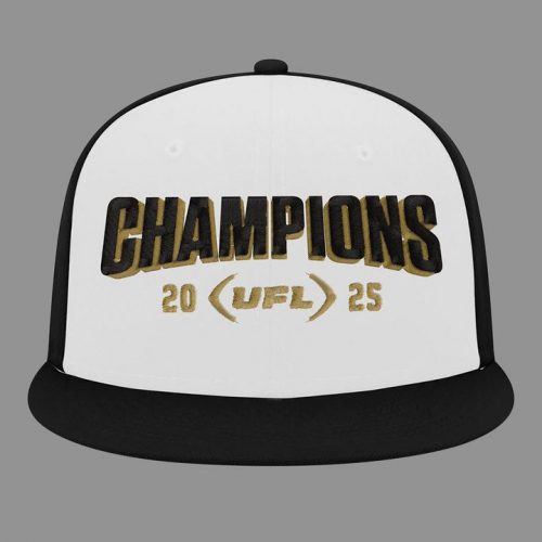 DC Defenders 2025 United Football League Champions Black Football Jersey