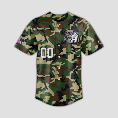 San Antonio Missions Camo Special New 2025 Baseball Jersey