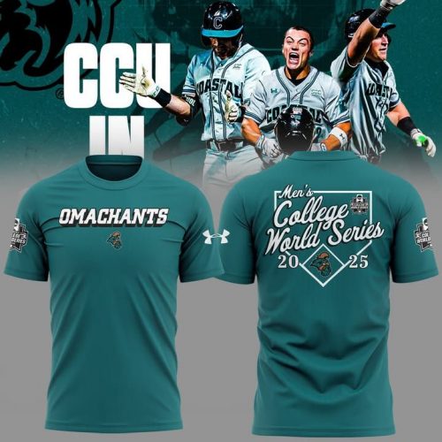 Coastal Carolina Chanticleers Baseball College World Series 2025 Omachants Shirt