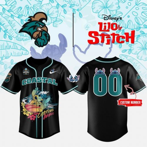 Coastal Carolina Baseball x 2025 Lilo and Stitch Baseball Jersey
