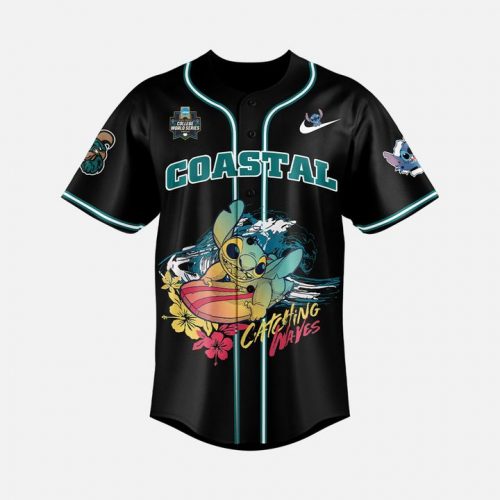 Coastal Carolina Baseball x 2025 Lilo and Stitch Baseball Jersey