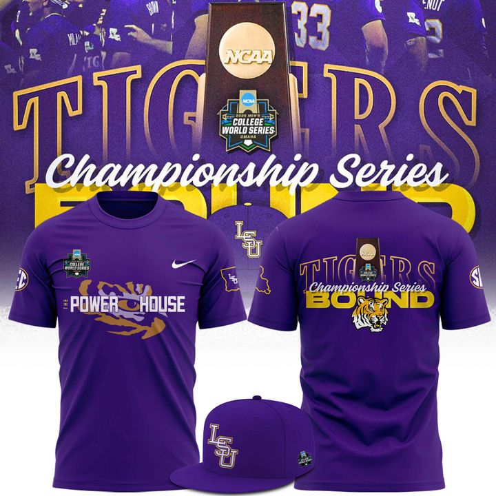 LSU Tigers Baseball 2025 Championship Seires Bound Special Shirt LSU Tigers Baseball 2025 Championship Seires Bound Special Shirt