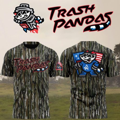 Rocket City Trash Pandas Camouflage Uniform 2025 Shirt