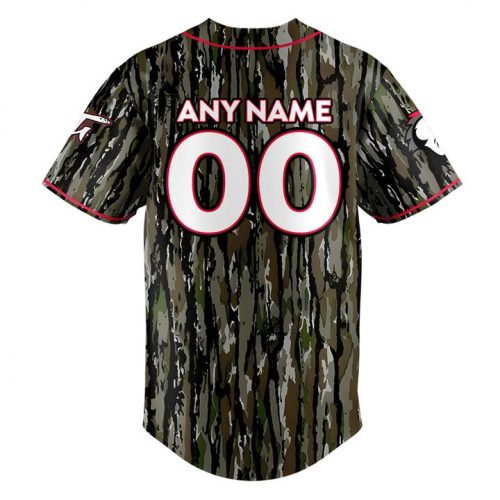 Fayetteville Woodpeckers Camouflage Uniform Baseball Jersey