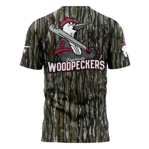 Fayetteville Woodpeckers Camouflage Uniform Shirt