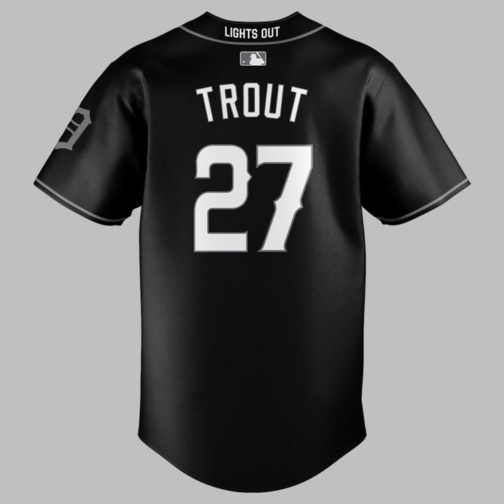 Los Angeles Angels Black Lights Out Custom Jersey Los Angeles Angels Black Lights Out Custom Jersey