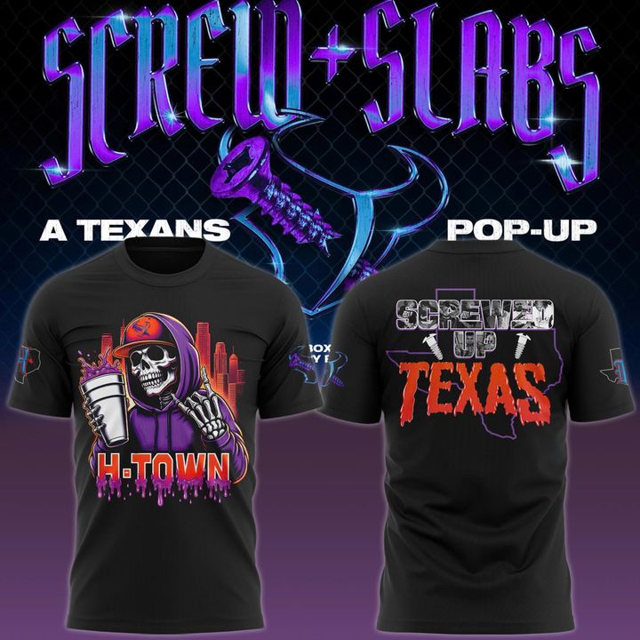 Houston Texans H-Town x DJ Screw "Screw Up Texas" Special Tee Houston Texans H-Town x DJ Screw "Screw Up Texas" Special Tee