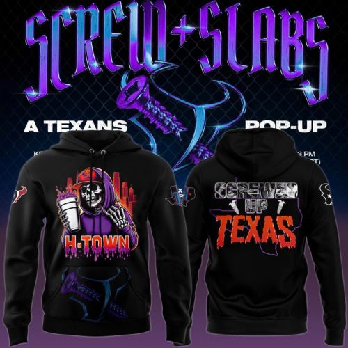 Houston Texans H-Town x DJ Screw “Screw Up Texas” Special Hoodie