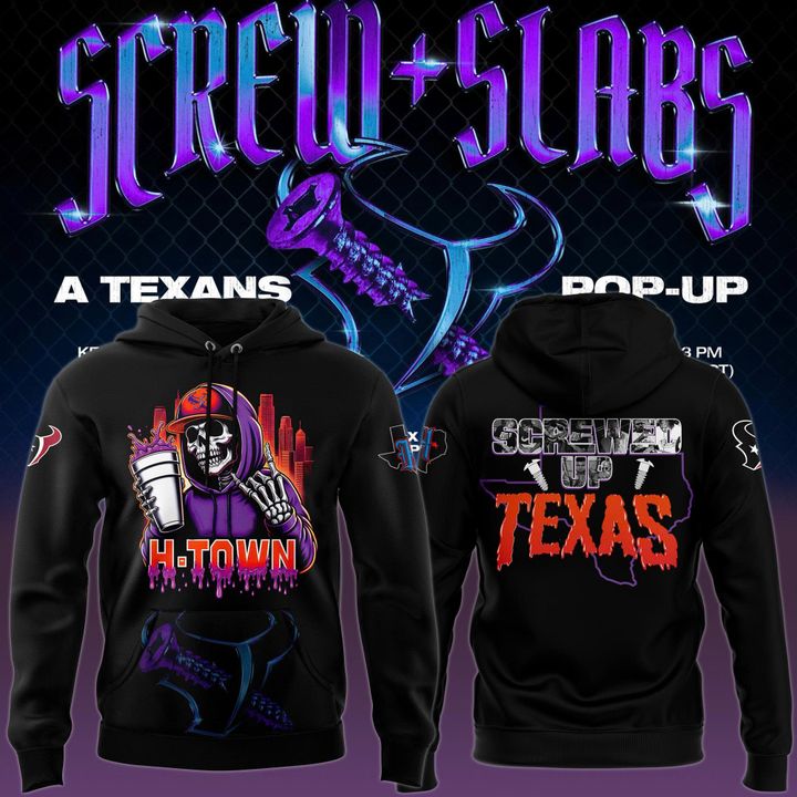 Houston Texans H-Town x DJ Screw "Screw Up Texas" Special Hoodie Houston Texans H-Town x DJ Screw "Screw Up Texas" Special Hoodie