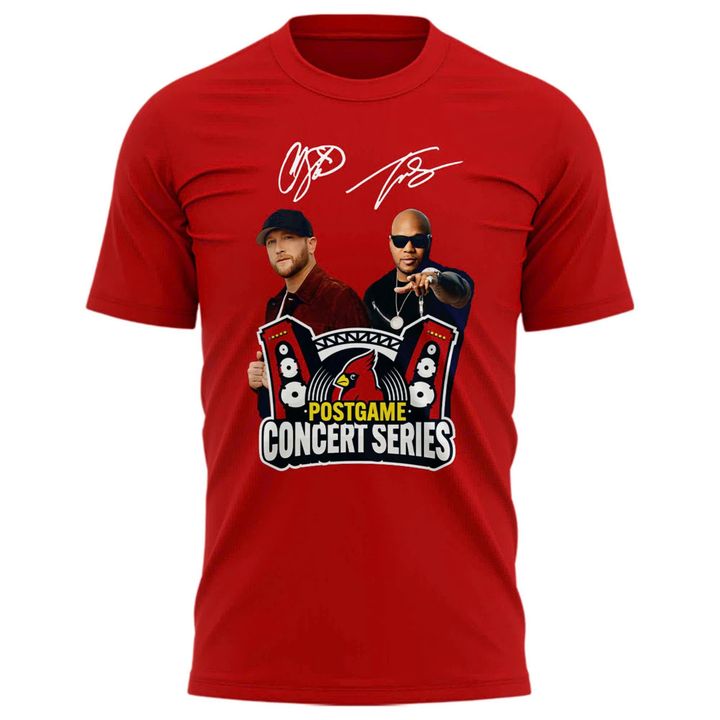 St. Louis Cardinals Postgame Concert Special Red Tee St. Louis Cardinals Postgame Concert Special Red Tee