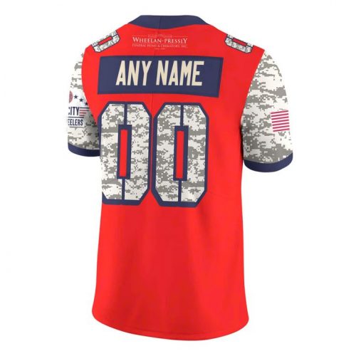 Quad City Steamwheelers x 2025 Military Appreciation Night Custom Football Jersey