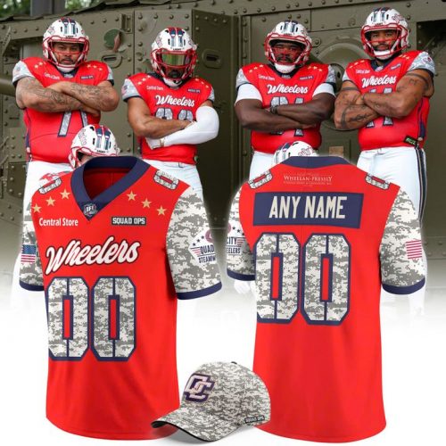 Quad City Steamwheelers x 2025 Military Appreciation Night Custom Football Jersey