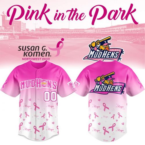 Toledo Mud Hens 2025 Pink in the Park Custom Jersey