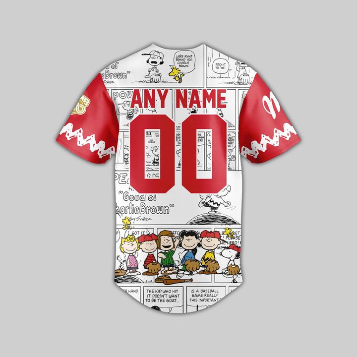 Diablos Rojos del Mexico x Peanuts 2025 Custom Jersey Diablos Rojos del Mexico x Peanuts 2025 Custom Jersey