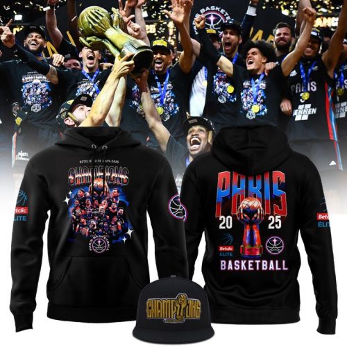 Paris Basketball 2025 Champions de France Special Hoodie