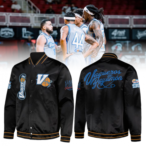 Vaqueros de Bayamon BSN 2025 Special Edition Black Bomber Jacket