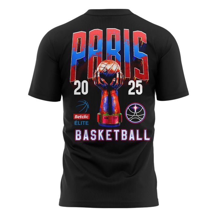 Paris Basketball 2025 Champions de France Special Tee Paris Basketball 2025 Champions de France Special Tee