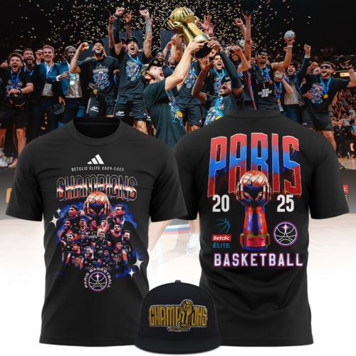 Paris Basketball 2025 Champions de France Special Tee