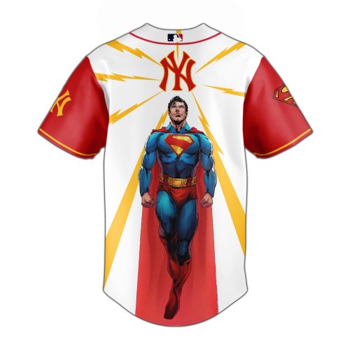 New York Yankees x Superman Man of Steel Special Baseball Jersey