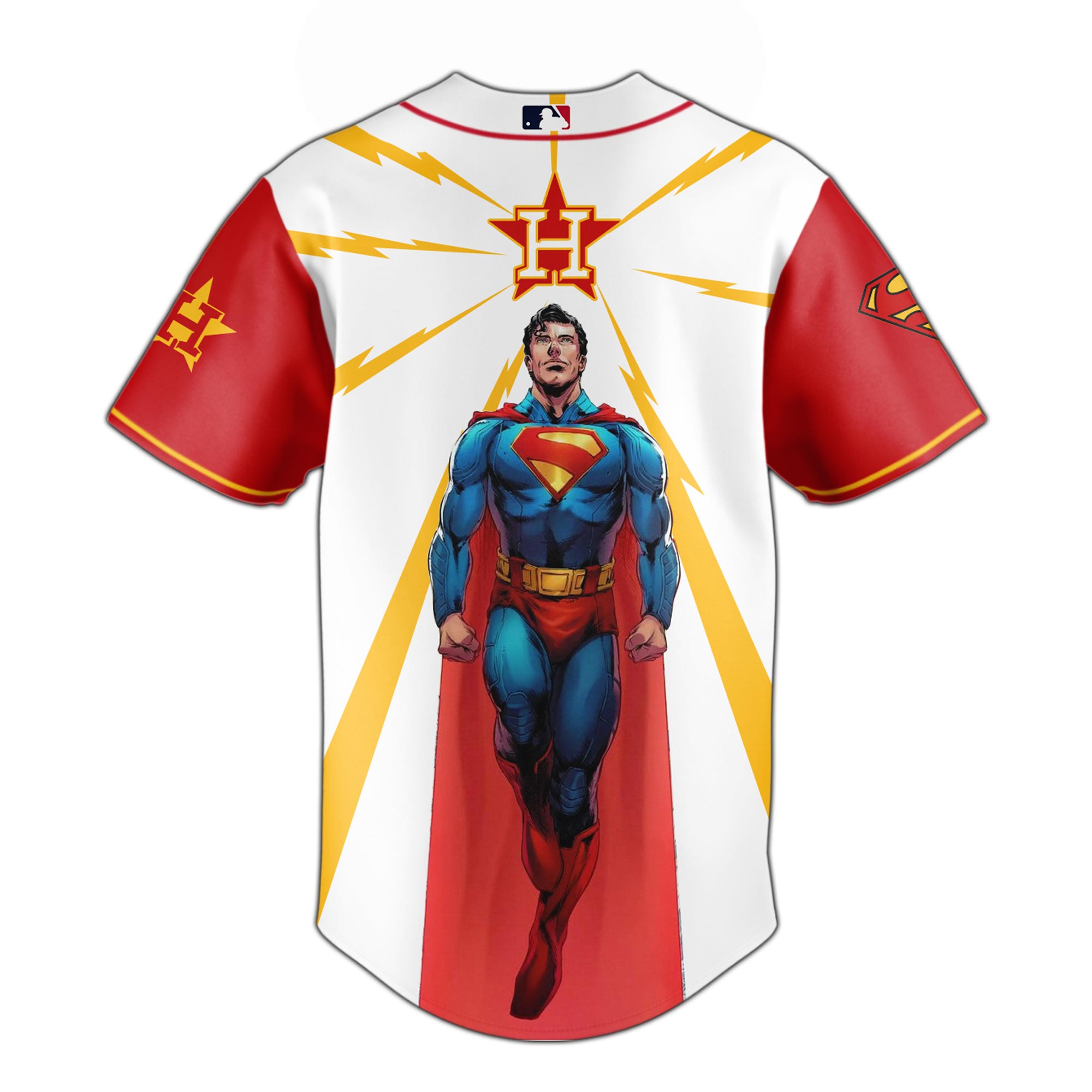 Houston Astros x Superman Man of Steel Special Baseball Jersey Houston Astros x Superman Man of Steel Special Baseball Jersey