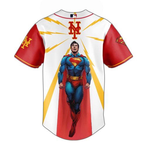 New York Mets x Superman Man of Steel Special Baseball Jersey