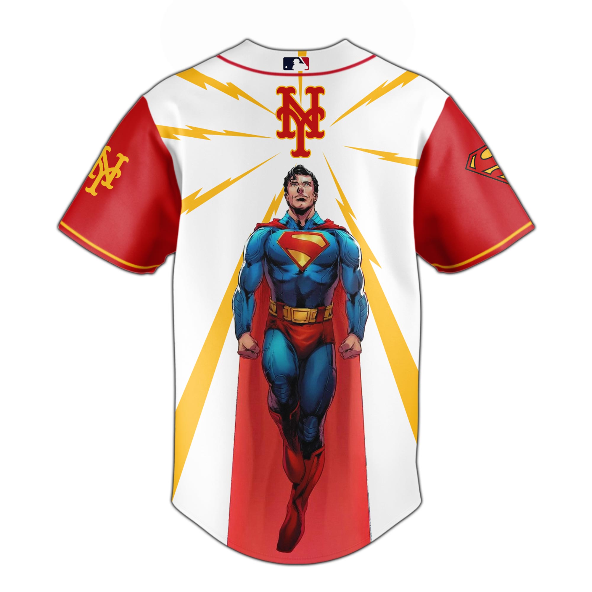 New York Mets x Superman Man of Steel Special Baseball Jersey New York Mets x Superman Man of Steel Special Baseball Jersey