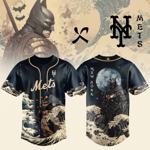 New York Mets MLB x Batman The legend of Gotham Jersey 2025