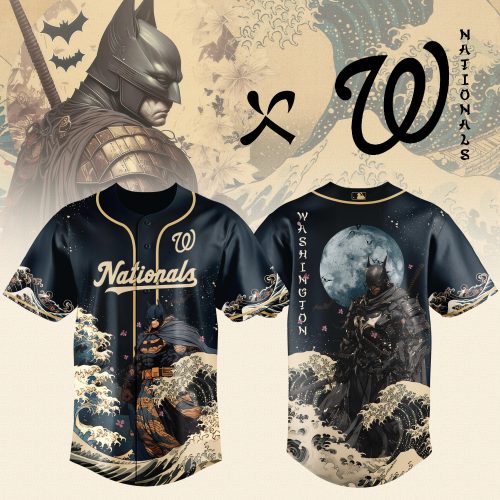 Washington Nationals MLB x Batman The legend of Gotham Jersey 2025
