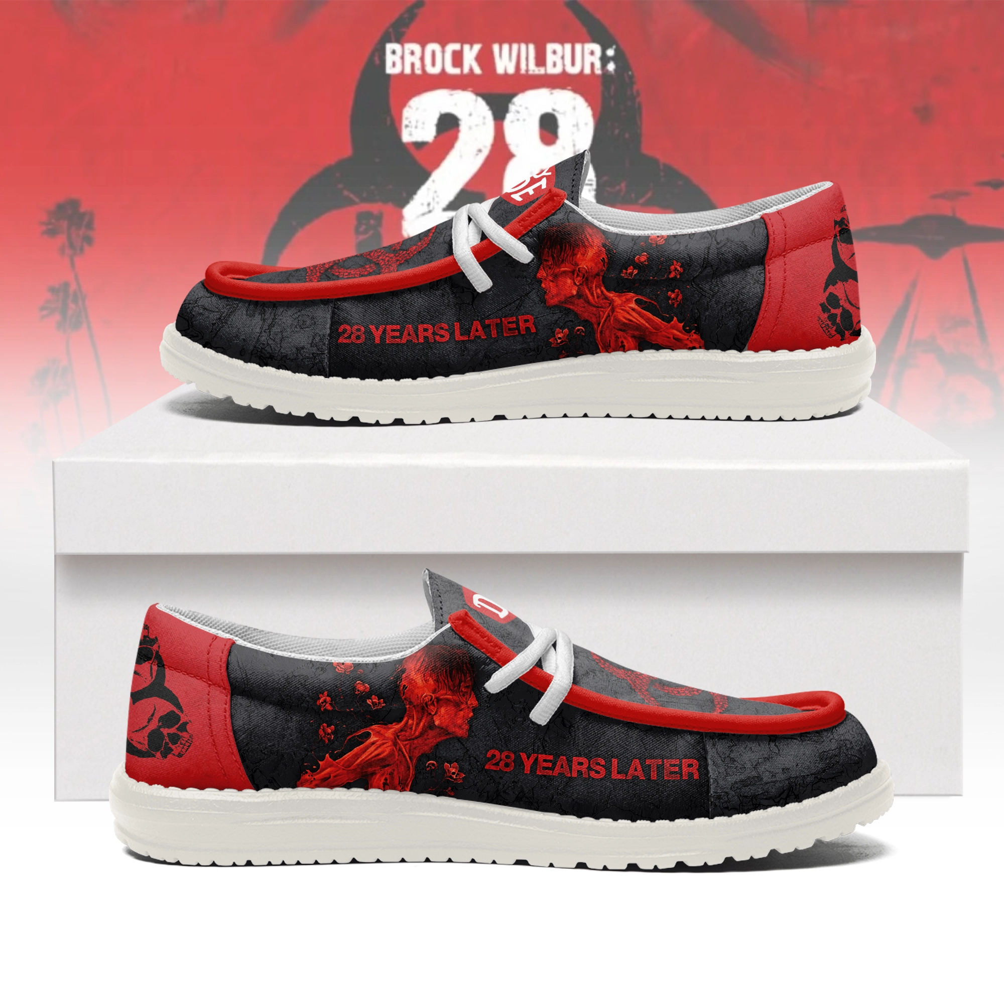 Brock Wilbur 28 Years Later Movie Special Edition Loafer Shoes Brock Wilbur 28 Years Later Movie Special Edition Loafer Shoes