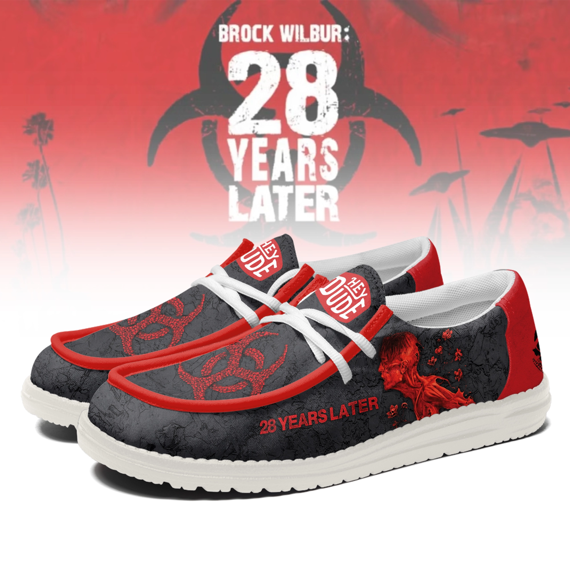 Brock Wilbur 28 Years Later Movie Special Edition Loafer Shoes Brock Wilbur 28 Years Later Movie Special Edition Loafer Shoes