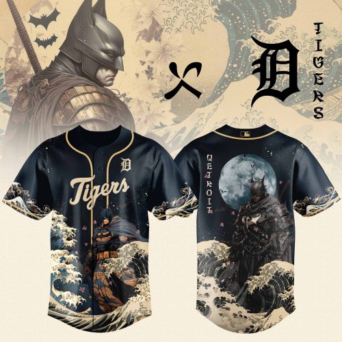 Detroit Tigers MLB x Batman The legend of Gotham Jersey 2025