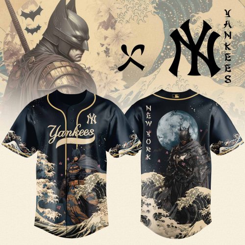 New York Yankees MLB x Batman The legend of Gotham Jersey 2025