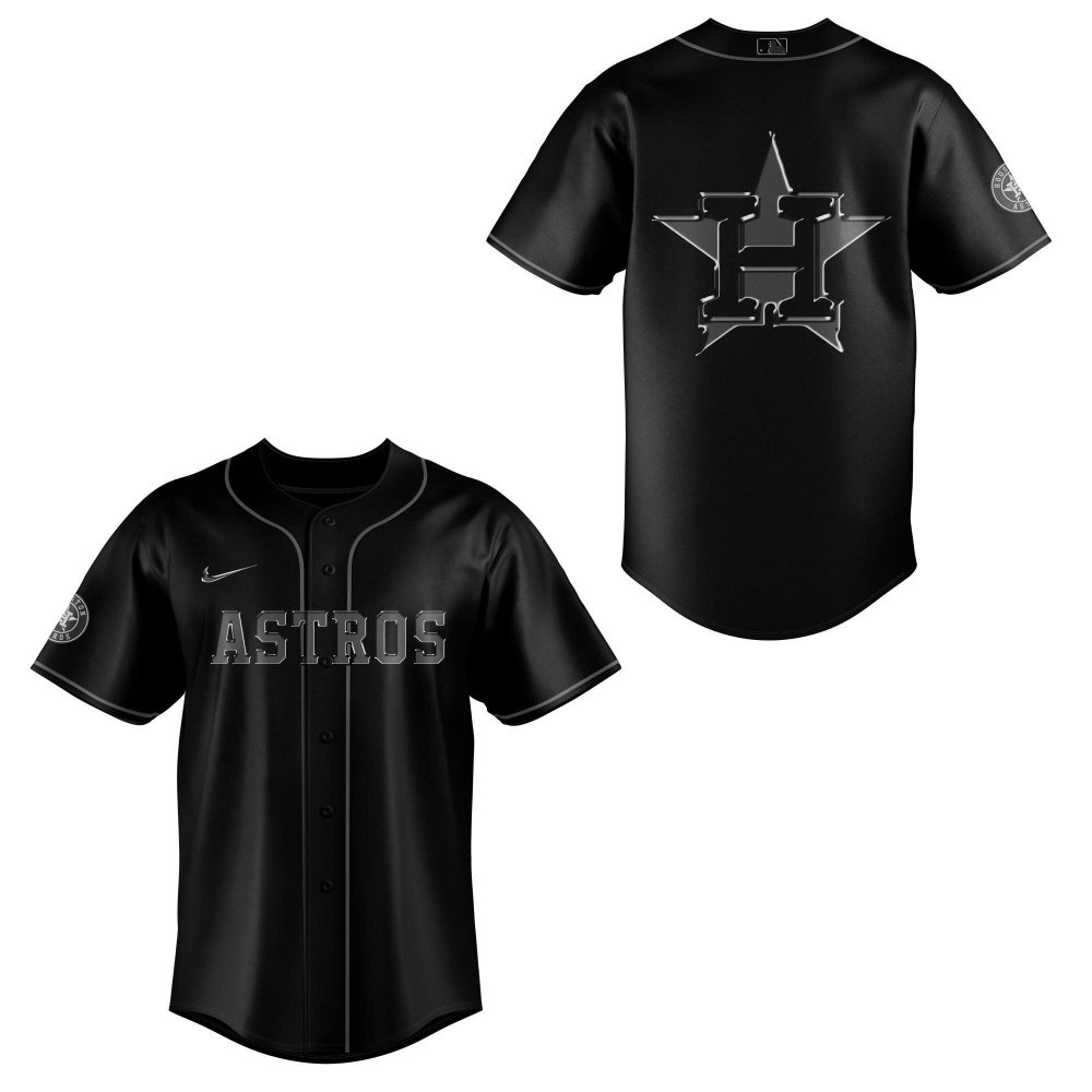 Houston Astros “Back to Black” Special Baseball Jersey