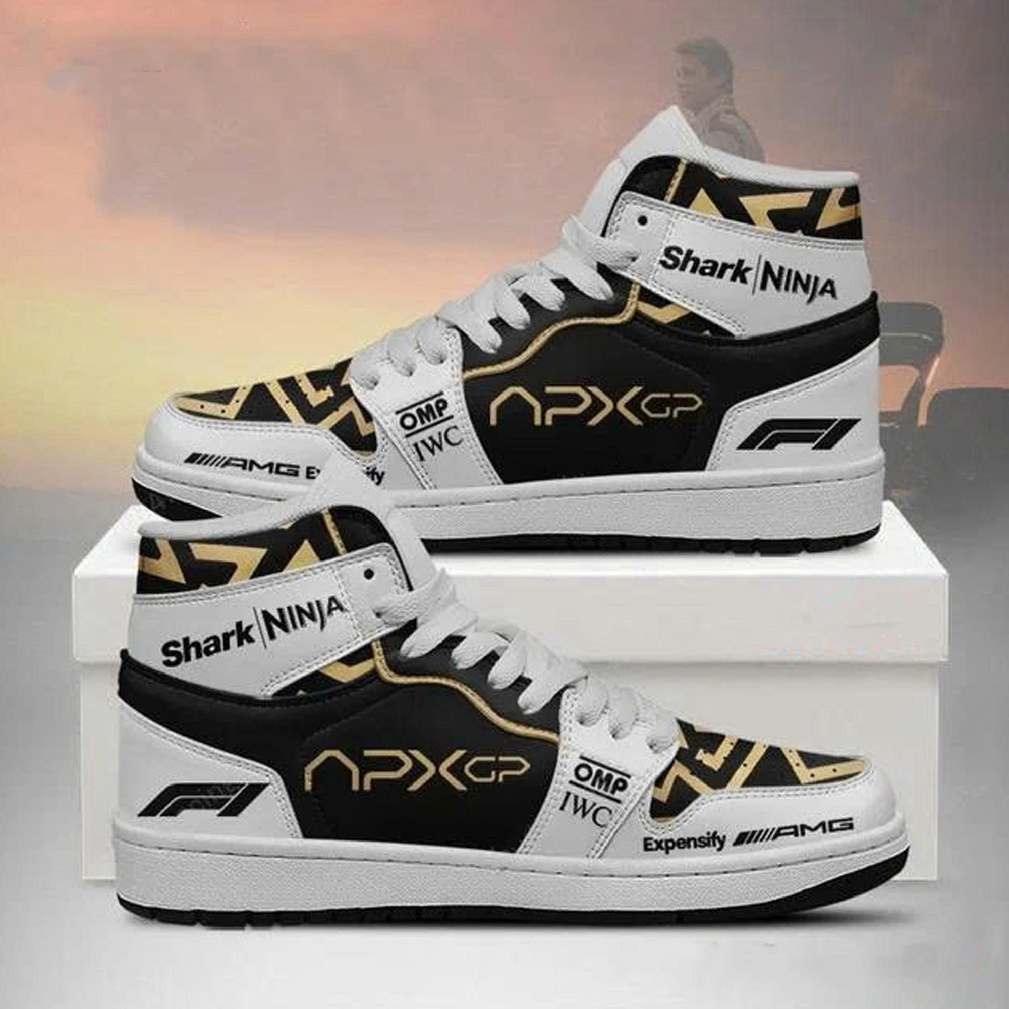 Mercedes F1 Team x F1 The Movie 2025 APXGP Brad Pitt Special Air Jordan 1 Shoes Mercedes F1 Team x F1 The Movie 2025 APXGP Brad Pitt Special Air Jordan 1 Shoes