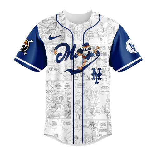 New York Mets x Straw Hat Luffy Limited Edition Jersey