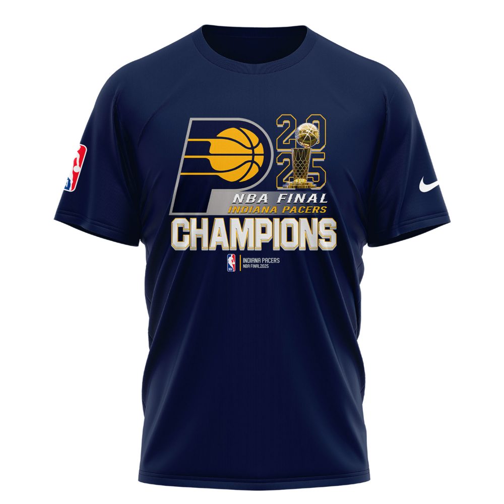 NBA Indiana Pacers Tshirt Set Custom 2025 Final Winners
