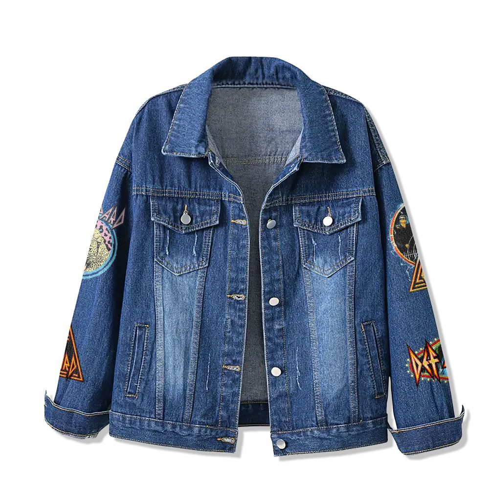 Def Leppard Till You Drop THE WORLD TOUR 2025 Denim Jacket