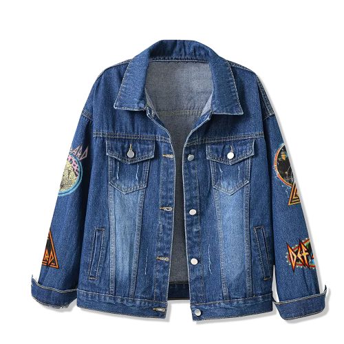 Def Leppard Till You Drop THE WORLD TOUR 2025 Denim Jacket
