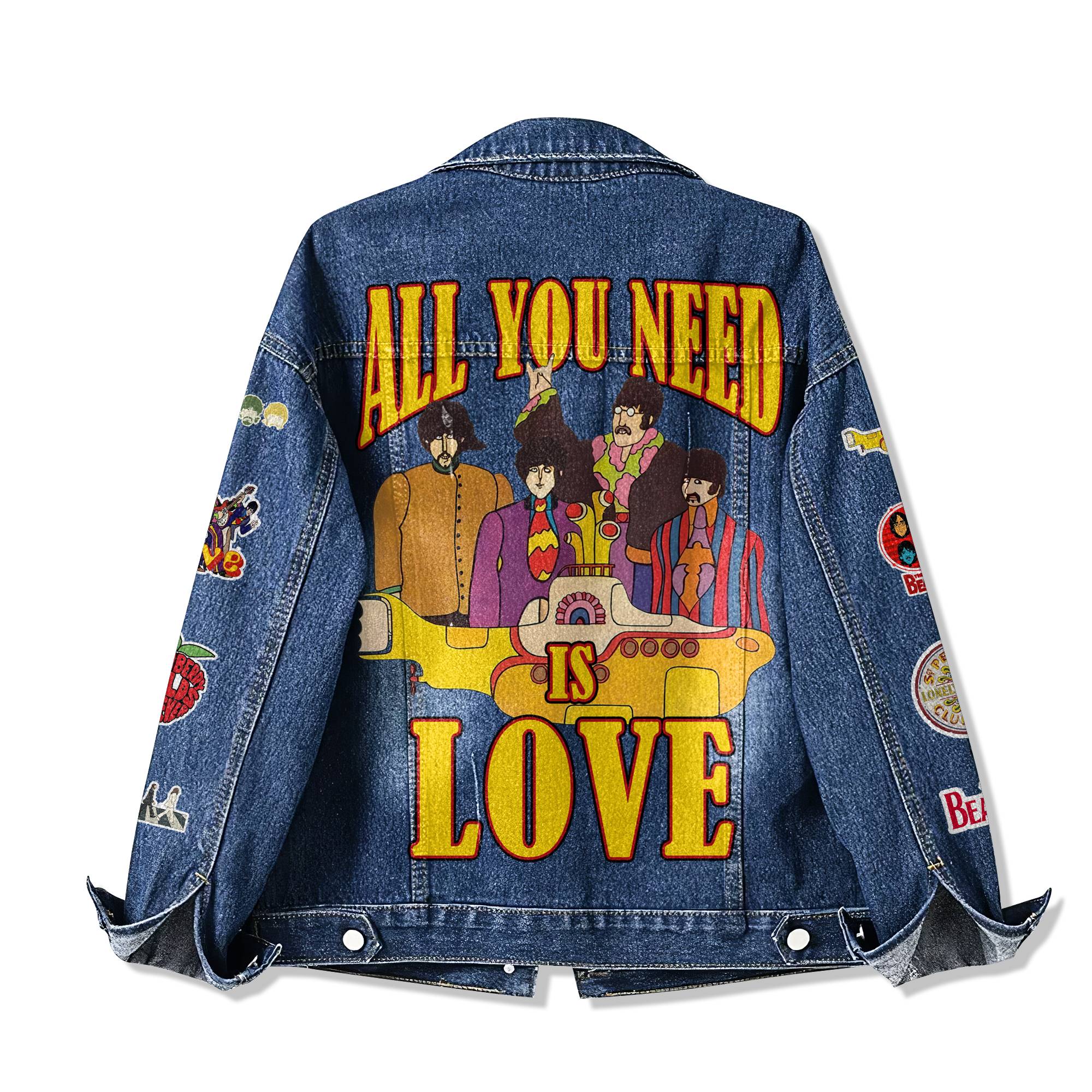 The Beatles All You Need Is Love Limited 2025 Denim Jacket The Beatles All You Need Is Love Limited 2025 Denim Jacket