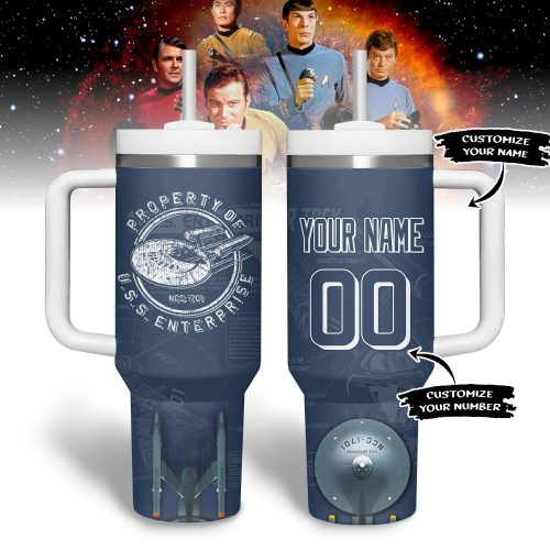 Star Trek Property Of U.S.S. Enterprise Customized Stanley Tumbler