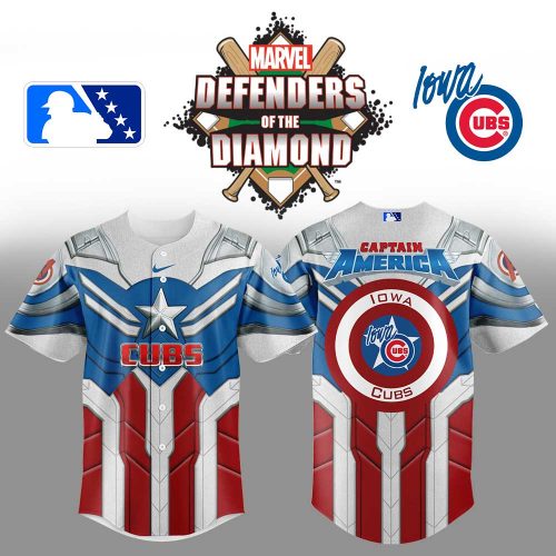 I.Cubs x Captain America Baseball Jersey 2025 Limited Edition