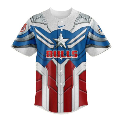 Durham Bulls x Captain America Marvel Limited Edition Baseball Jersey