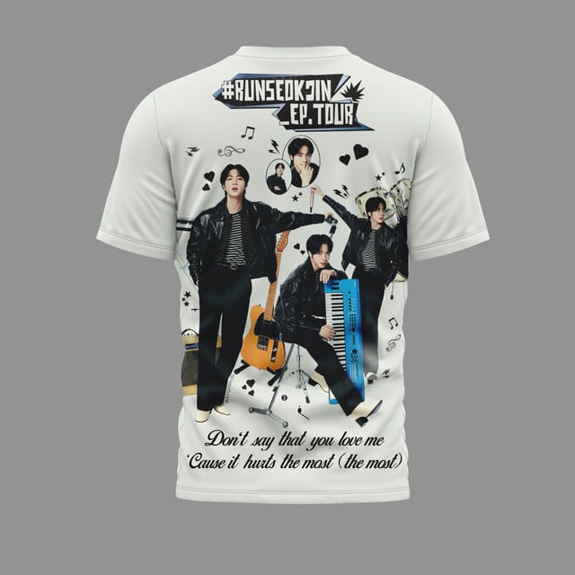 Jin BTS Runseokjin EP Tour 2025 Special Shirt Jin BTS Runseokjin EP Tour 2025 Special Shirt