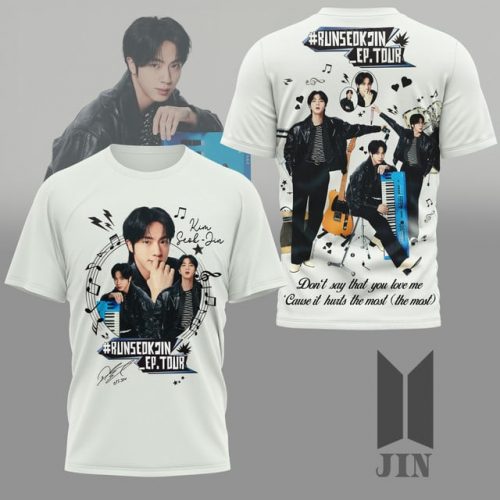 Jin BTS Runseokjin EP Tour 2025 Special Shirt