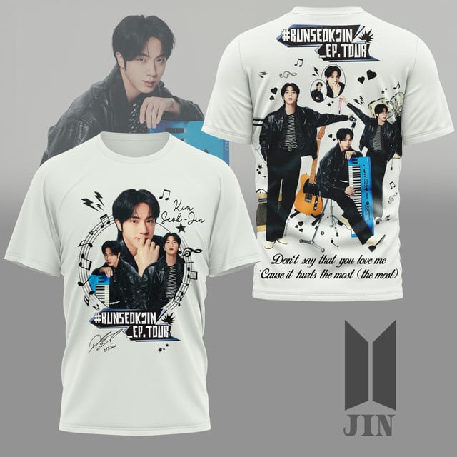 Jin BTS Runseokjin EP Tour 2025 Special Shirt Jin BTS Runseokjin EP Tour 2025 Special Shirt