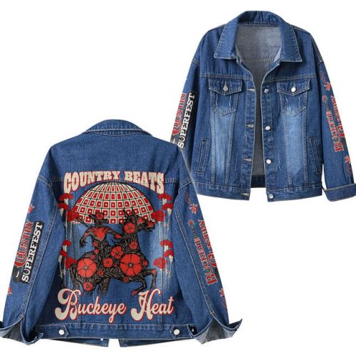 Buckeye Country Super Fest 2025 Tailgate Fan Fest Denim Jacket