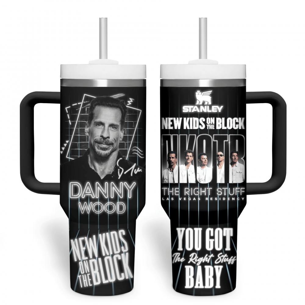 Danny Wood NKOTB The Right Stuff Las Vegas Residency 40oz Stanley Tumbler