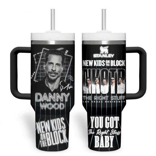 Danny Wood NKOTB The Right Stuff Las Vegas Residency 40oz Stanley Tumbler