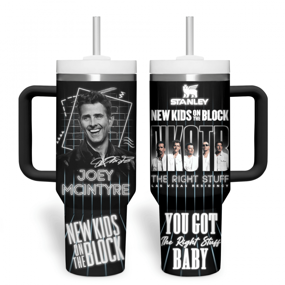 Joey McIntyre NKOTB The Right Stuff Las Vegas Residency 40oz Stanley Tumbler