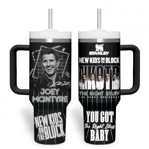 Joey McIntyre NKOTB The Right Stuff Las Vegas Residency 40oz Stanley Tumbler